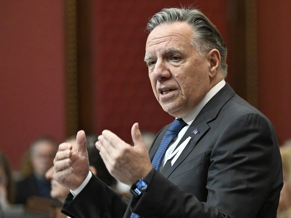 quebec premier françois legault.