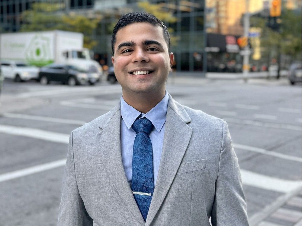a close-up of darshan daryanani, former president of the students' society of mcgill university.