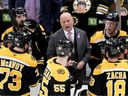 Fired Bruins head coach Jim Montgomery should have a lot of opportunities for a job next season, Pat Hickey writes.