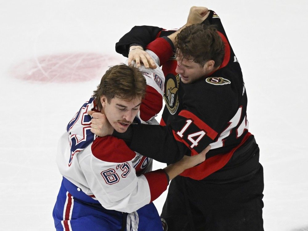 Cowan: Canadiens' sandpaper brigade delivers forceful message to Senators' rats