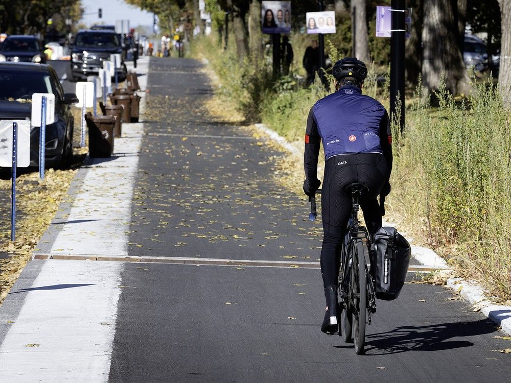  in 2025, the city returned to christophe-colomb ave. to “make permanent” the rest of the bike lanes built in 2023.