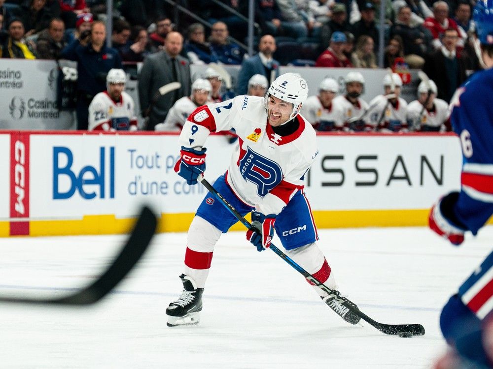 Rocket defenceman Marc Del Gaizo hopeful he can stick with Canadiens