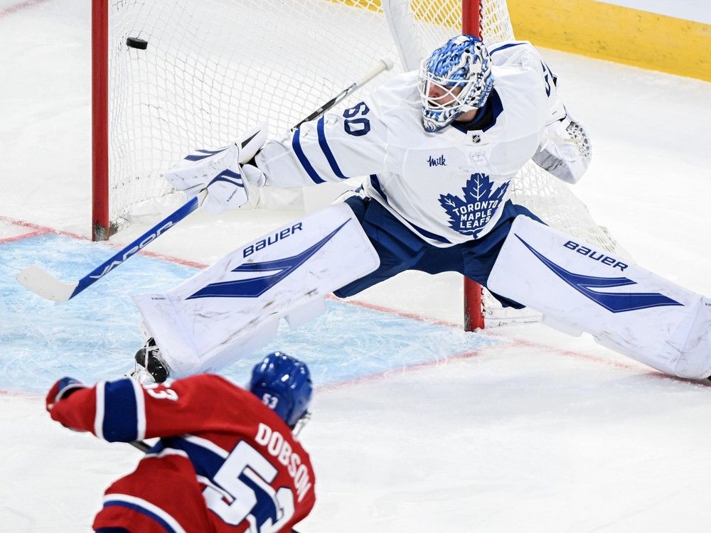 Todd: Canadiens gain timely lift from Jakub Dobes and sad-sack Leafs