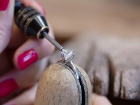 Flamme en rose artisan