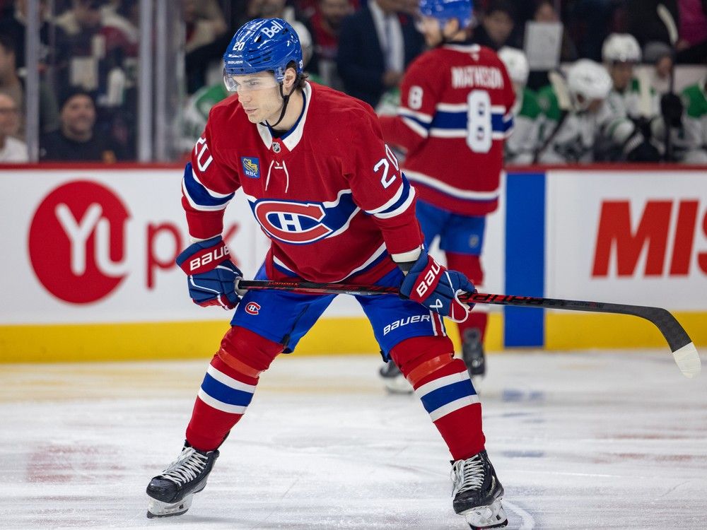 Leaving top line lights a fire for Canadiens winger Juraj Slafkovsky