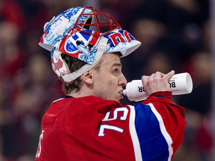 'Just trying to prove that I belong,' Canadiens goalie Jakub Dobes says