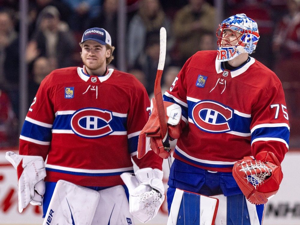 Canadiens' three-goalie rotation rolls on as Jacob Fowler faces Sabres