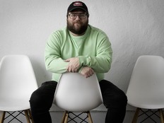 Éric K. Boulianne, director and star of the new Quebec film Folichonneries, is seen on Tuesday, Jan. 27, 2026.