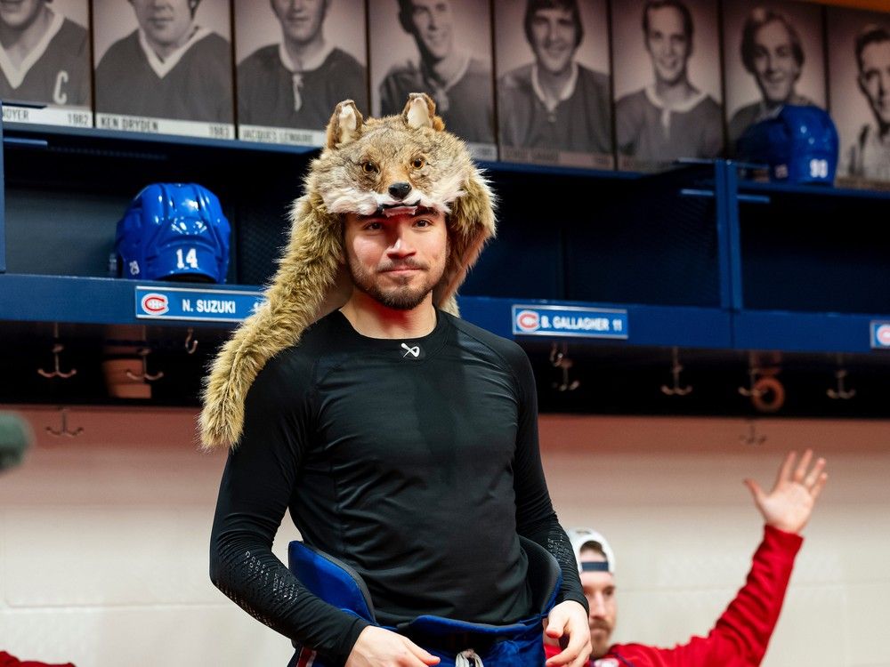 Stu's Slapshots: Wolf head hat a prized possession for Canadiens