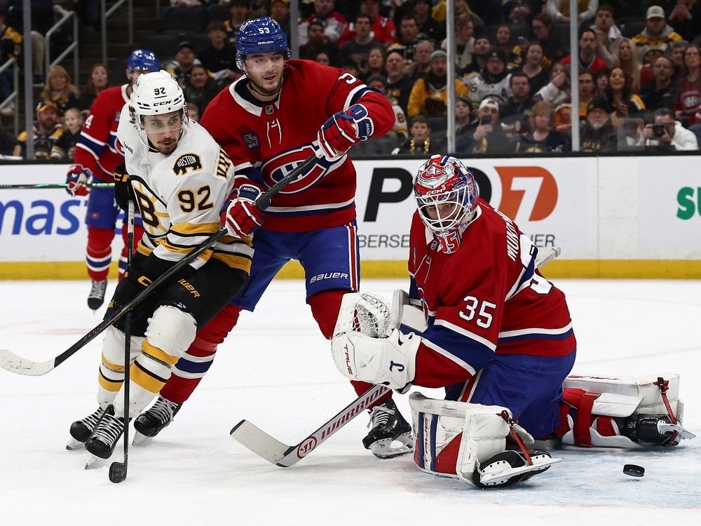 Goaltending continues to be a problem for Canadiens in loss to Bruins