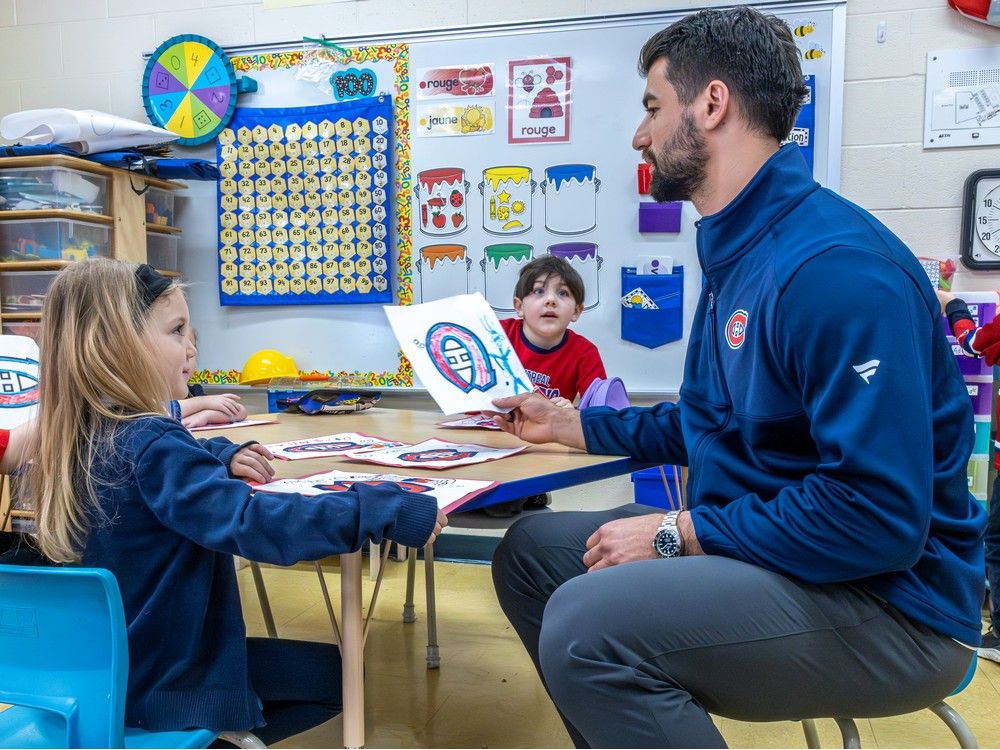 Cowan: Canadiens' Joe Veleno goes back to his elementary-school roots