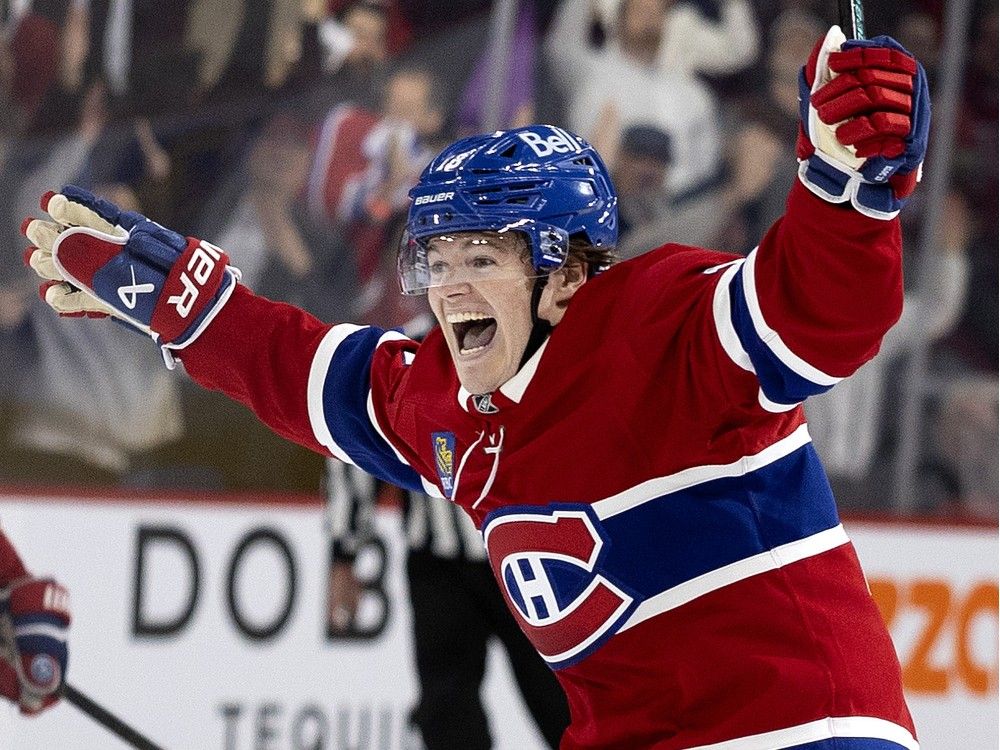 Todd: Cole Caufield's million-watt smile energizes Canadiens