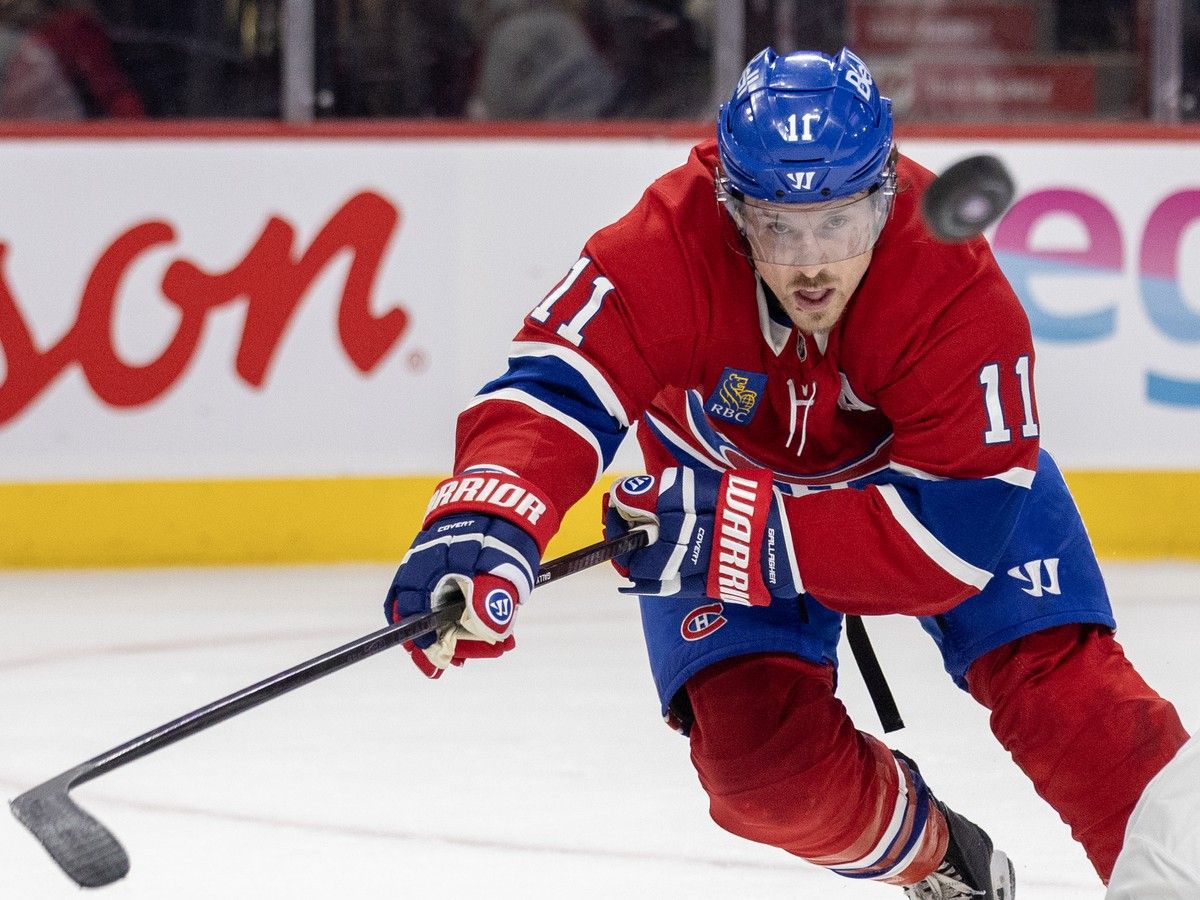 Brendan Gallagher will be healthy scratch for Canadiens vs. Sharks