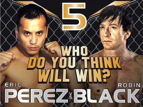 Most people have answered the question on the promotional poster for Robin Black's fight this weekend.