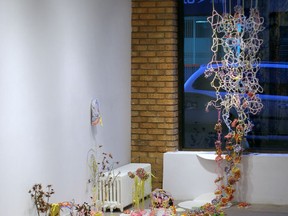 Libby Hague's installation Sui Generis at Loop gallery.