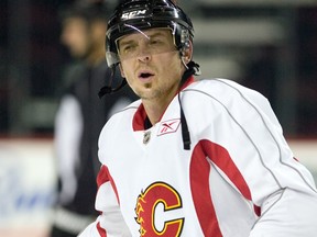 Theo Fleury, who attempted a comeback with the Calgary Flames last year, scored more than 1,000 points during his 15-year NHL career.