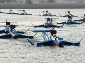 This undated photo released on Sept. 28, 2010, by the Iranian Defense Ministry, allegedly shows the Bavar-2, or Confidence-2, radar-evading flying boats.