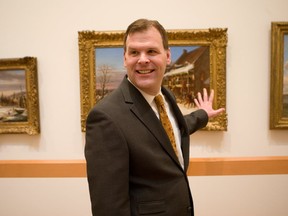 John Baird tours the Art Gallery of Ontario after announcing federal funding for the arts on Feb. 22, 2010.