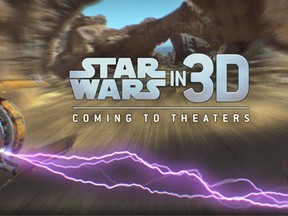 Star Wars in 3D.