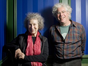 Margaret Atwood and director Ron Mann of In the Wake of the Flood