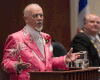 Don Cherry makes a speech during the swearing in of Mayor Rob Ford at Toronto City Hall.