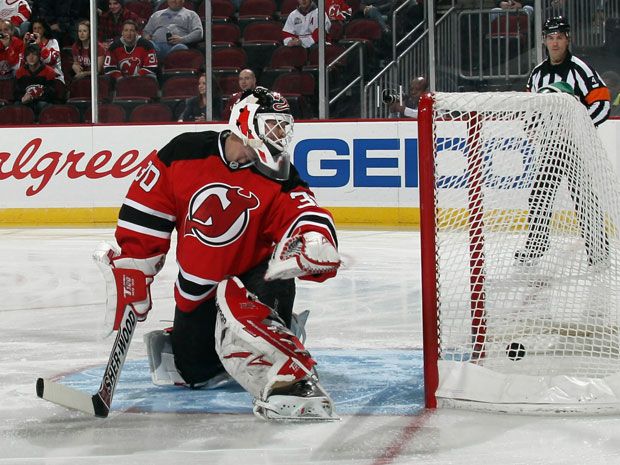 New Jersey Devils goalie Martin Brodeur about to take ice before game  News Photo - Getty Images