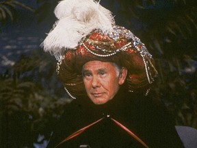 Carnac the Magnificent knows what Harper is thinking