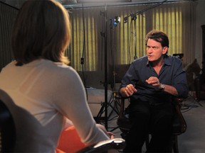 Actor Charlie Sheen talks to ABC News' Andrea Canning. As the quotes below will attest to, as soon as Sheen can get things sorted out he's going to have a fabulous few years of making action superhero flicks that he writes his own dialogue for.