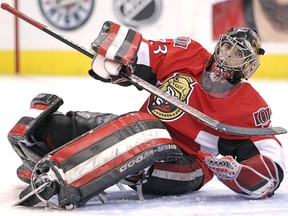 Ottawa Senators goalie Pascal Leclaire.