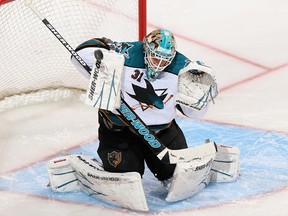 San Jose goaltender Antti Niemi isn't going anywhere on deadline day, but he has led the Sharks to the top of the Pacific Division.