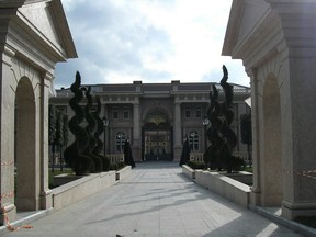 The mysterious palatial complex on Russia's southern Black Sea on February 11, 2011