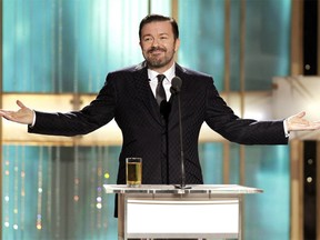 Ricky Gervais, as host of the 2011 Golden Globes