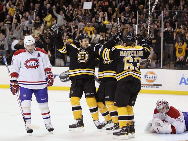Boston Bruins Lose Game Five as Fans Clobber Each Other in the