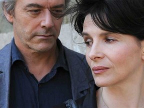 “I don’t believe we’ve met. ... Or hang on, aren’t you my wife?” Juliette Binoche and William Shimell make things confusing.