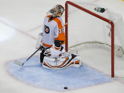 Philadelphia Flyers Sergei Bobrovsky Orange Reebok T Shirt
