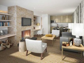 An artist’s rendition of the condos at Deerhurst Resort, which start at $149,000.