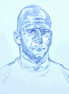 Corporal Dan Grenon — bad drawing — his nose is not this big.