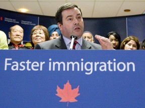Minister of Citizenship, Immigration and Multiculturalism Jason Kenney