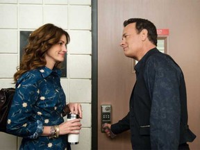 School is in recession: Julia Roberts and Tom Hanks in Larry Crowne.