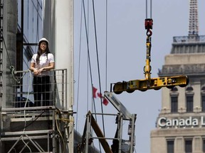 Renata Li, project manager for the developer of Shangri-La, is in town from Vancouver often to chart the building’s progress.