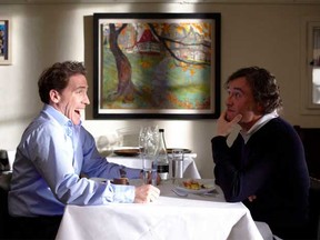My dinner with horseplay: Rob Brydon, left, and Steve Coogan in The Trip.