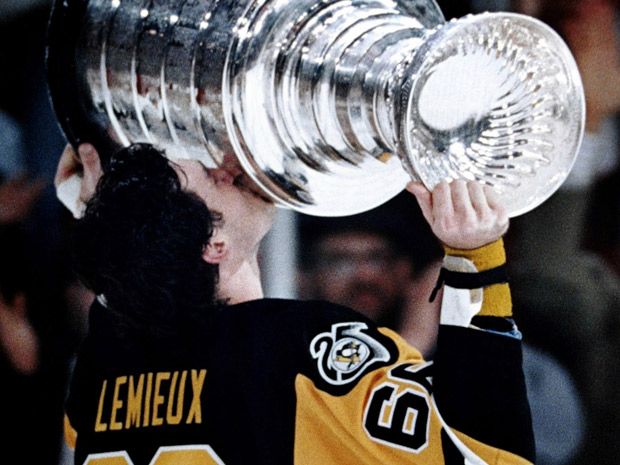 Stanley Cup in Mario Lemieux's Pool