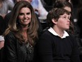 Maria Shriver with son Christopher Schwarzenegger