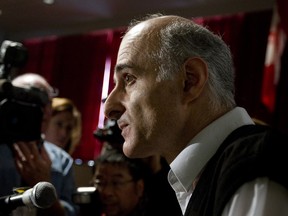 Vakhtang Makhniashvili speaks to reporters in September 2009 following the disappearance of his daughter Mariam.