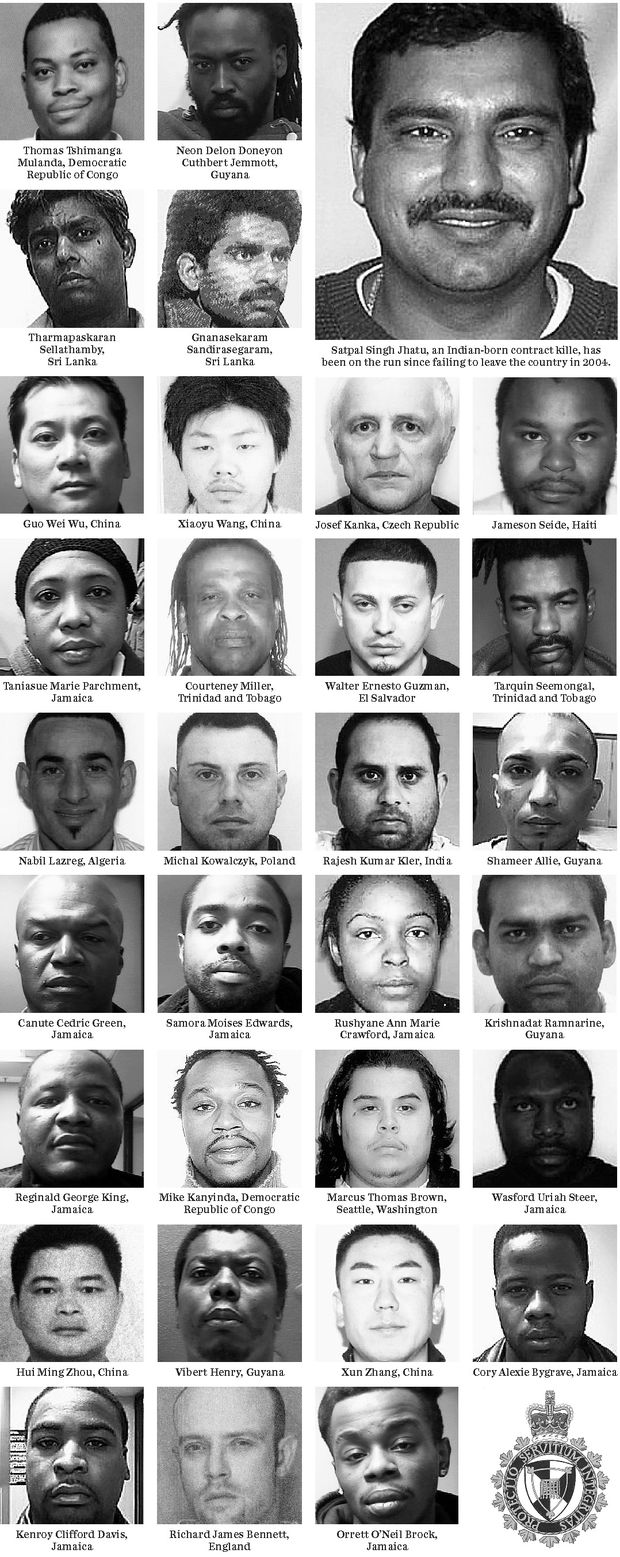 Photos: CBSA releases list of 32 wanted fugitives | National Post