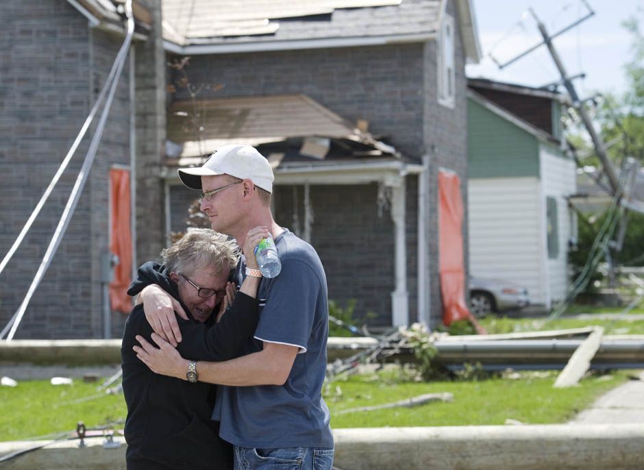 Photos: Tornado devastates historic port town of Goderich, Ontario ...