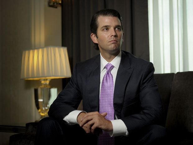 Donald Trump Jr. Promotes Trump-Themed Wrapping Paper