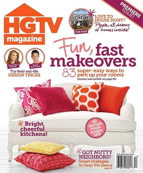 Featured in HGTV Magazine - Diana Elizabeth