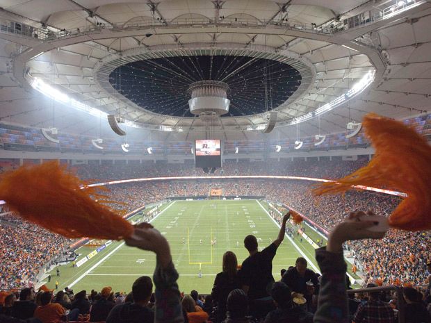 Officials at Montreal's Olympic Stadium, BC Place express interest