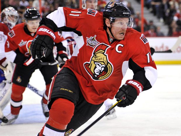 DANIEL ALFREDSSON 07'08 Ottawa Senators Game and or Practice